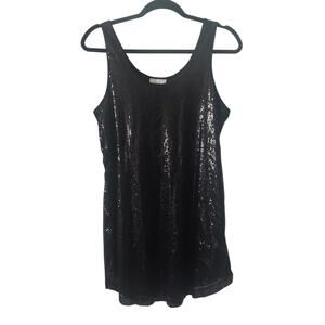NWT Black Romeo & Juliet Couture Sequinned Mini Dress Size M Y2K